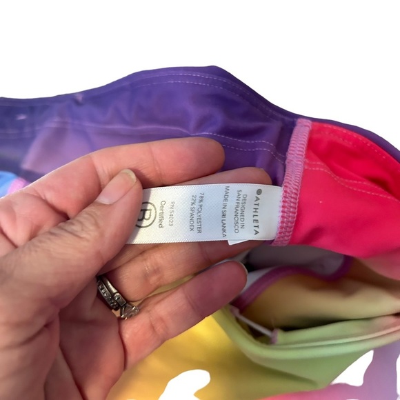 Athleta Multicolor Gradient Leggings - Picture 5 of 8